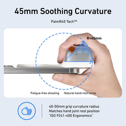 Magnetic Phone Camera Shoot Hand Grip Phone Holder Shooting Aid Remote Control Handle for Iphone HUAWEI SAMSUNG Phone